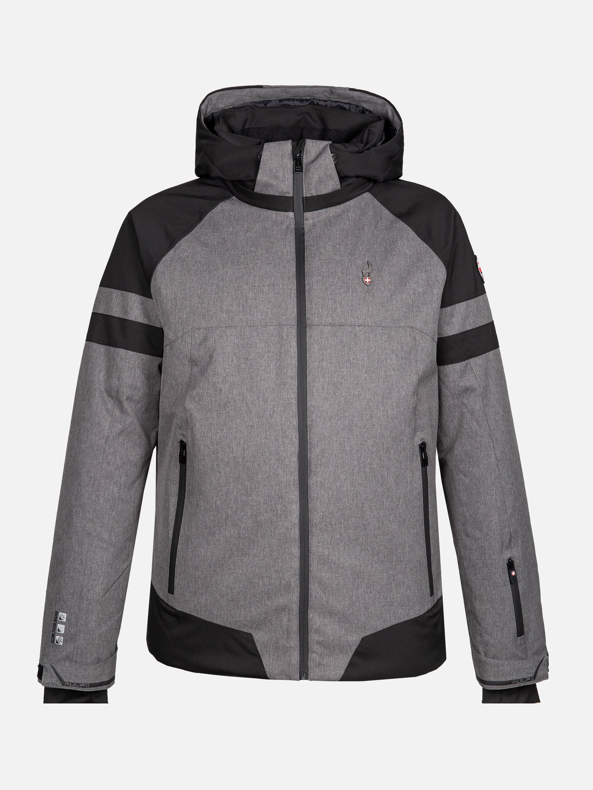 Mens grey outlet ski jacket