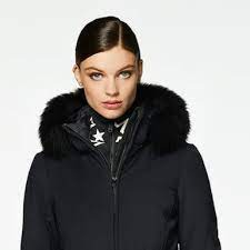 Hida hooded belted faux fur-trimmed down ski jacket