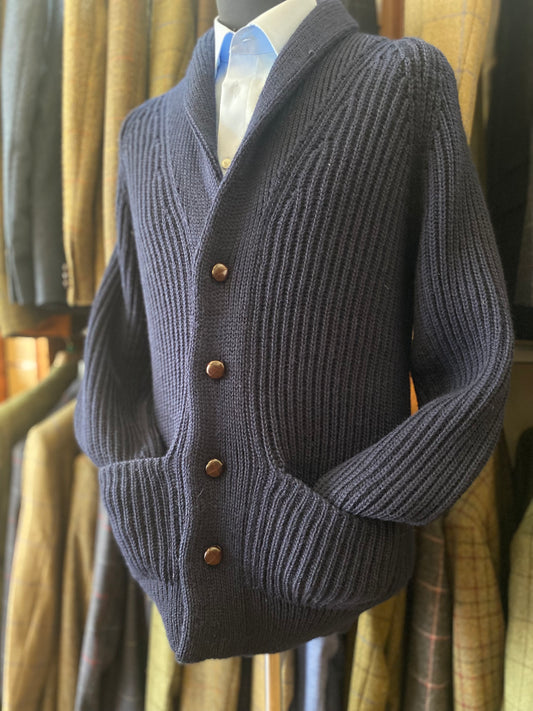 Shawl Collar Cardigan pure wool